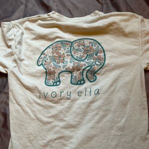 Short sleeve ivory ella t shirt